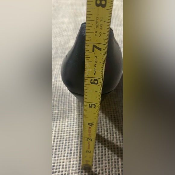 Charles David Heels Size 10B Platform Black Leather 4.5” Heel Made In Spain - Picture 8 of 9